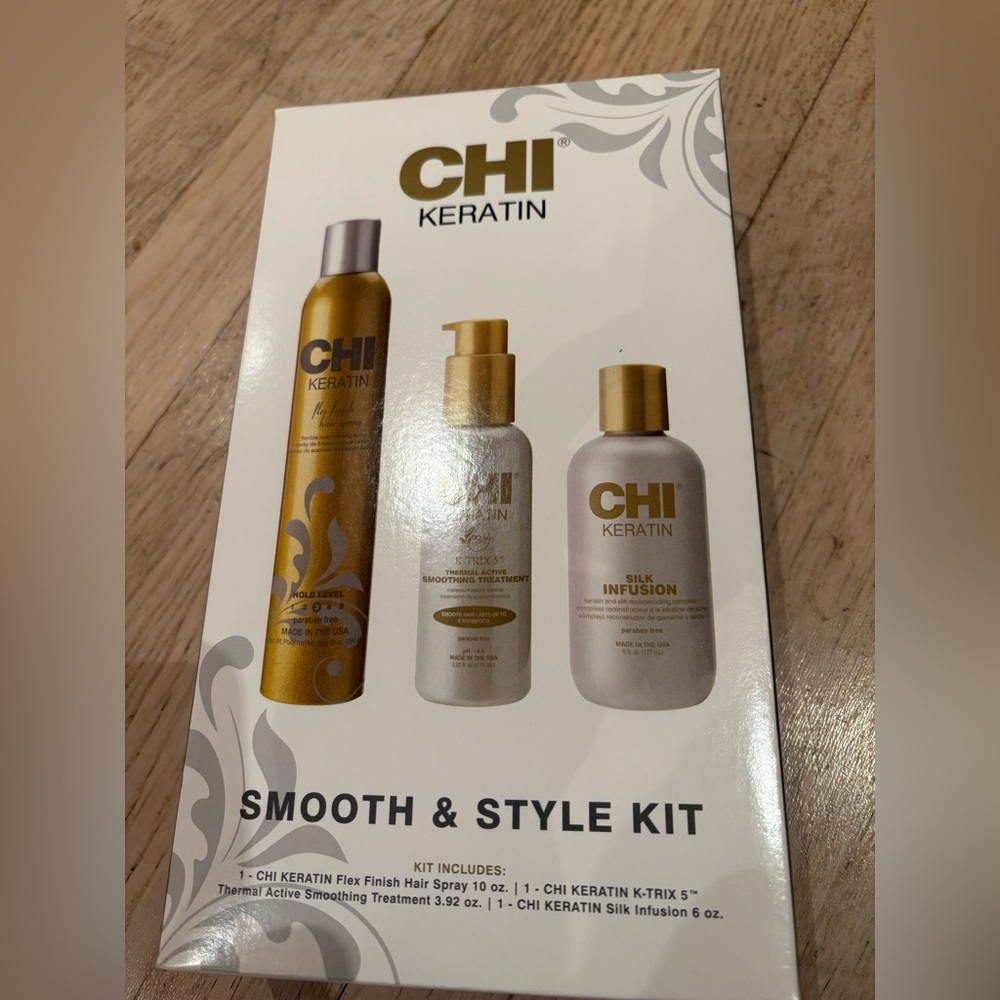 CHI Keratin Smooth & Style Kit - NEW